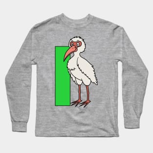 Letter I with Ibis Long Sleeve T-Shirt